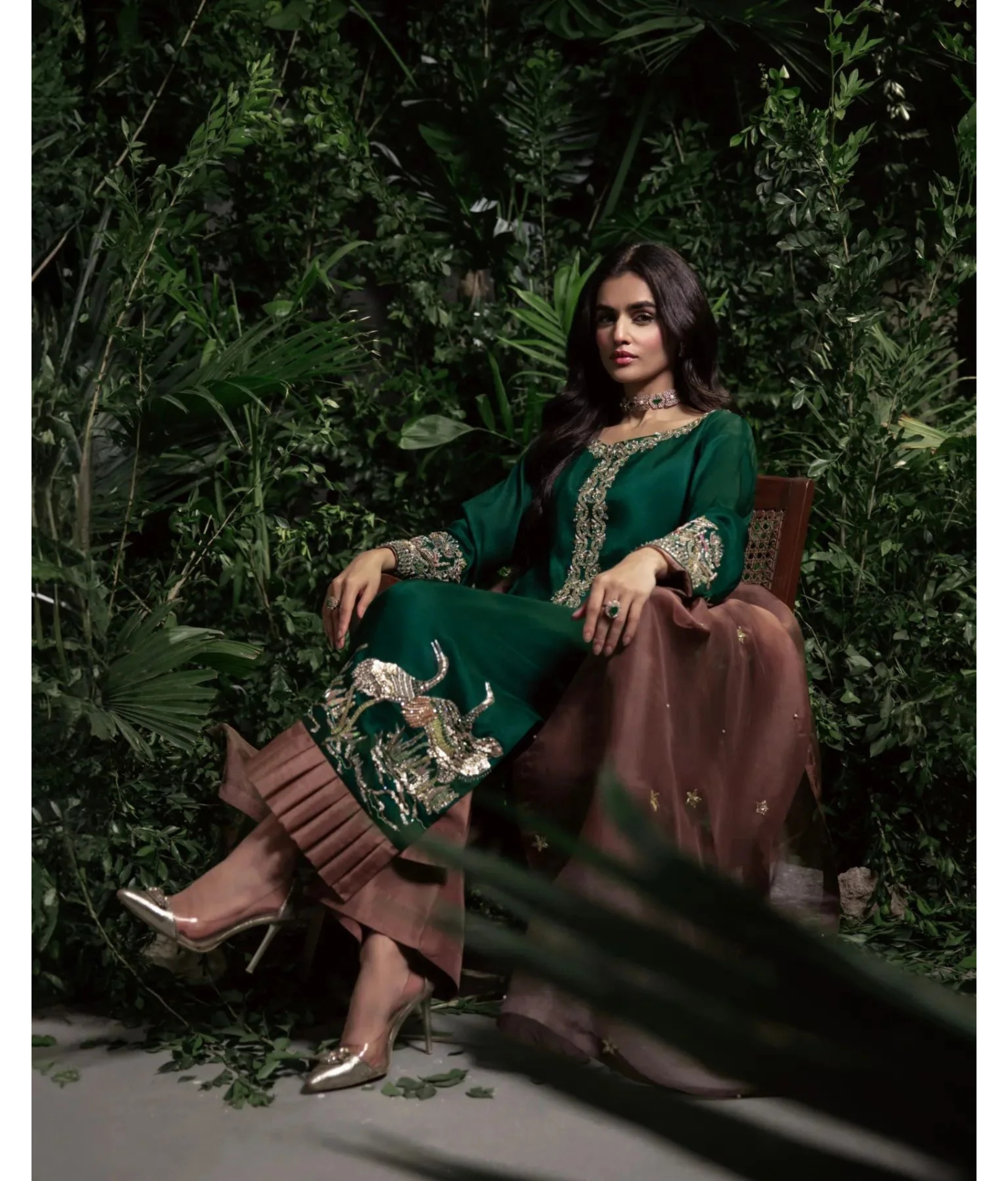 Luna By Mariam Malik Stitched 2 Piece Luxe Silk Pret Collection'2025-LUNA- Luxury Pret'24  - 10