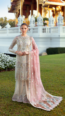 Zeenat Vol 23 By Zebtan Unstitched 3 Piece Luxury Formals Suit-ZN-01| Zeenat Vol 23