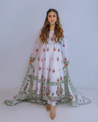 Ayla Studio Stitched Luxury Collection'2025-Asbp- 101 Dobby Spring 3Pcs