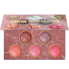 Muicin-Baked Terracotta Highlight Blush & Eyeshadow Palette