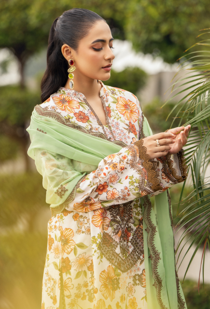 Diva By Humdum Unstitched 3 Piece Emb Karandi Collection'2024