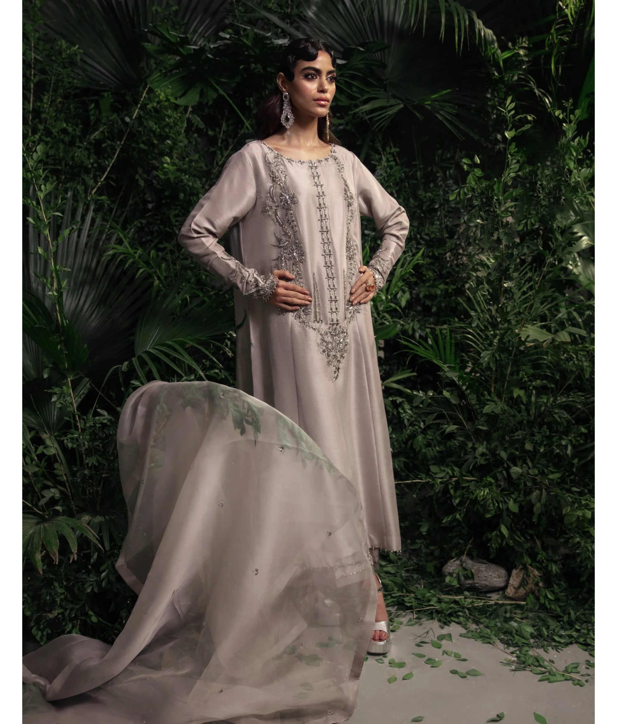 Luna By Mariam Malik Stitched 2 Piece Luxe Silk Pret Collection'2025-LUNA- Luxury Pret'24  - 6