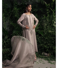 Luna By Mariam Malik Stitched 2 Piece Luxe Silk Pret Collection'2025-LUNA- Luxury Pret'24  - 6