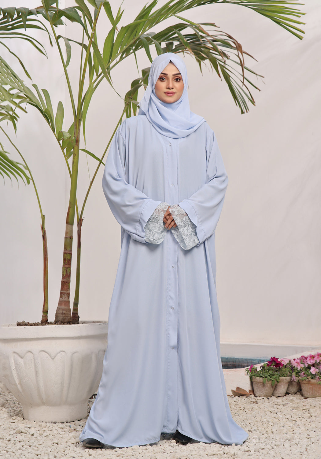 Abaya.Pk Light Blue Abaya
