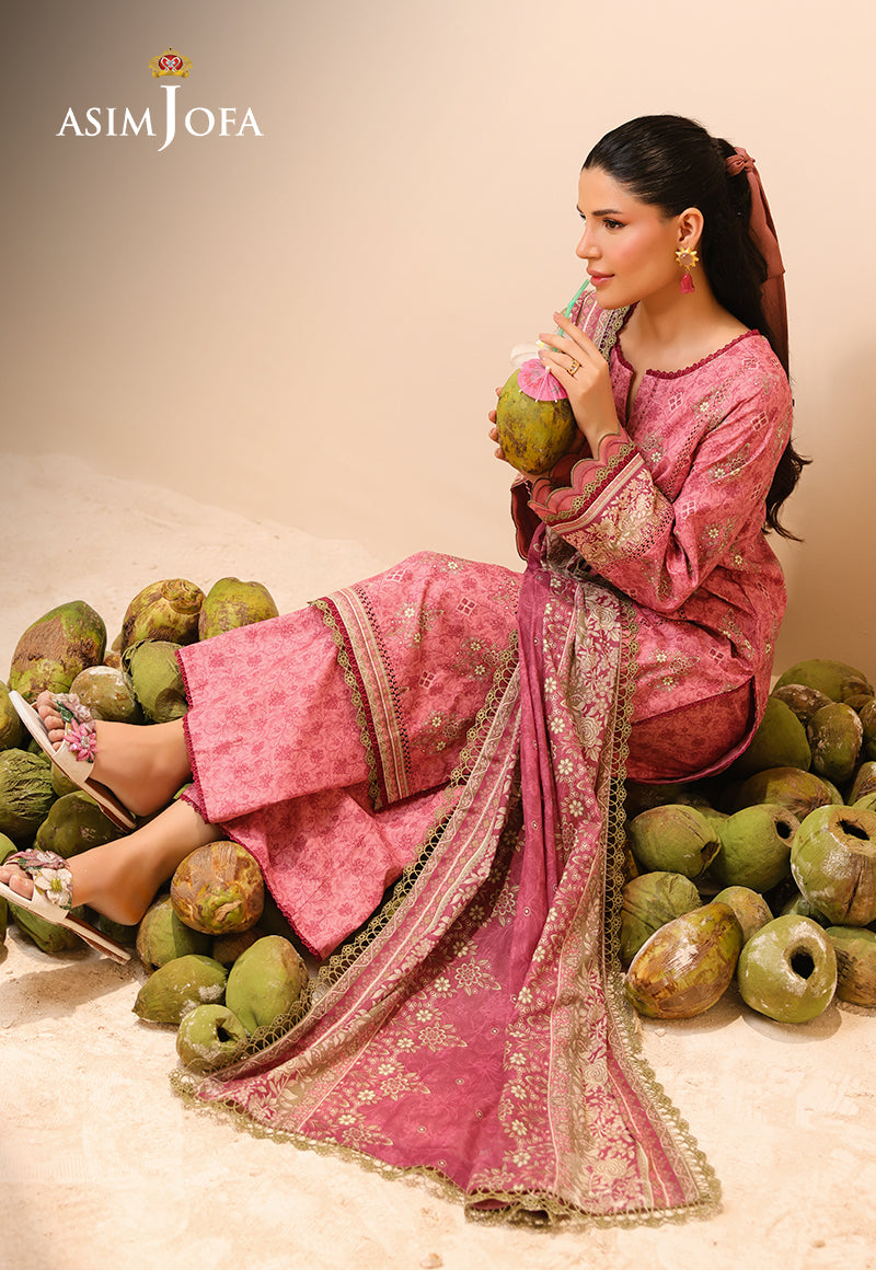 Rhapsody By Asim Jofa Unstitched 3 Piece Summer Collection'2025 Ajubu-28