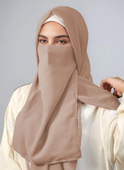 Hijab Ul Hareem Hijab & Niqab Set - Skin