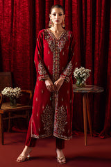 Bagh-E-Makhmal Separates By Zaaviay Stitched Blush Blossom (Two Piece)