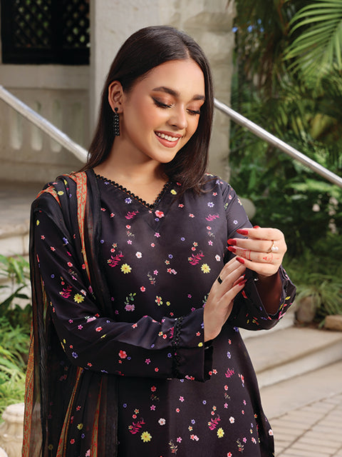 Floret By Nazmina Premium Swiss Lawn Collection'2025-Felicity (LD-15)