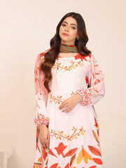 Floret By Nazmina Premium Swiss Lawn Collection'2025-Blushing Horizon (LD-17)