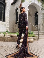 Floret By Nazmina Premium Swiss Lawn Collection'2025-Felicity (LD-15)