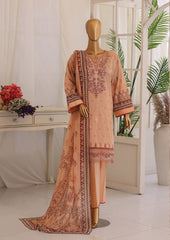 TABEER By Dr Haris Unstitched 3 Piece Lawn Suit-TAB-002