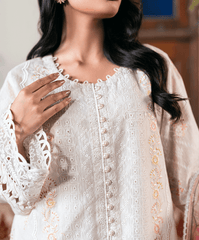 Baad-E-Naubahaar By Kaanthaa Unstitched 3 Piece Summer Suit-Nargis Unstitched Embroidered Suit (3-Piece)