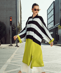 Sugar N Spice By Kaanthaa Stitched Shirts Summer Suit-Neon Nights Stitched (1-Piece)