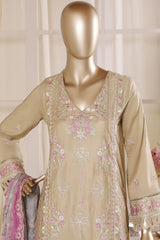 Bin Saeed Stitched 3 Piece Luxury Emb Lawn Vol-02 Suit-D-3021-SKIN