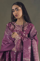 Zellbury Unstitched 3 Piece Winter Shawl Collection'2025-WUW-30236