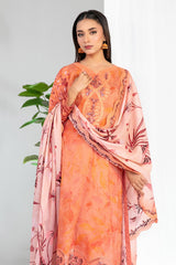 Teyana By Tawakkal Unstitched 3 Piece Emb Lawn Suit-D-3080
