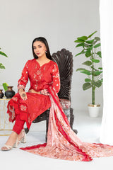 Teyana By Tawakkal Unstitched 3 Piece Emb Lawn Suit-D-3082