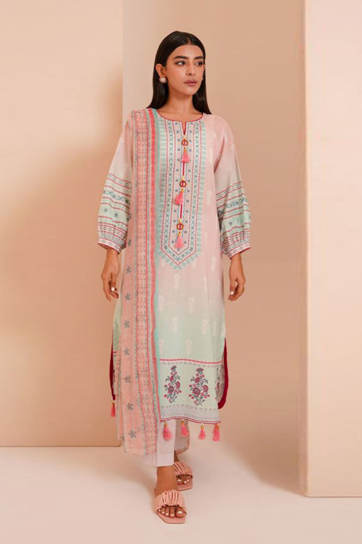 Zellbury Unstitched Printed & Emb Lawn Vol-04 Collection'2023-WU-309