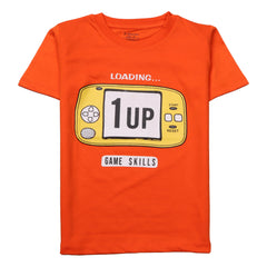 Kjunction Boys Half Sleeves-Printed T-Shirt (1-Up)