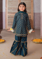 Modest Stitched 3 Piece Festive Edit Vol-02 Collection'2025-10100-Grn