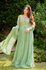 Kalidaar Frocks By Asma & Sidra Stitched Formals Suit-Momina Asad