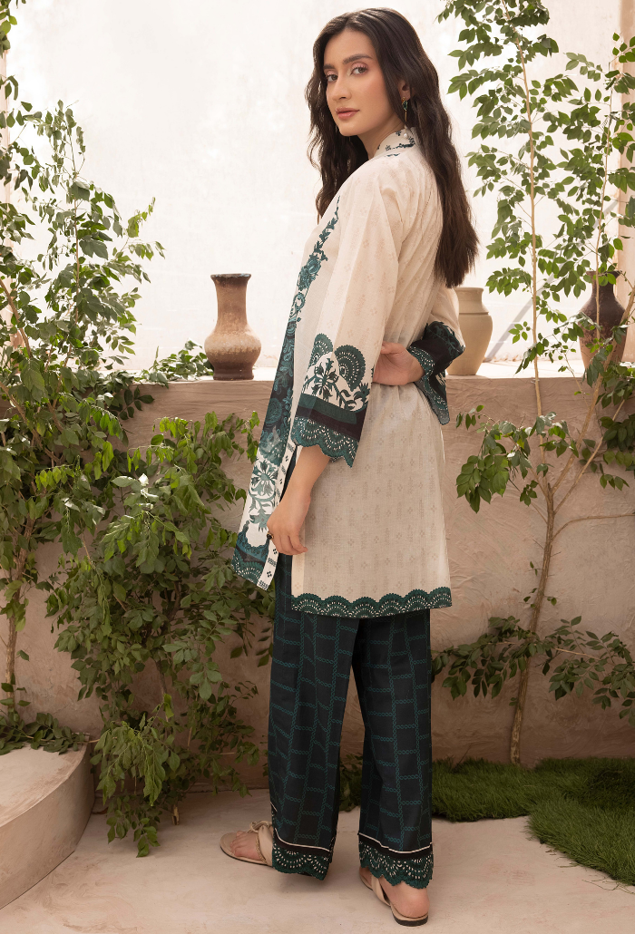 A La Mode By Humdum Unstitched 2 Piece Printed Lawn Vol-02 Collection'2024-D-06