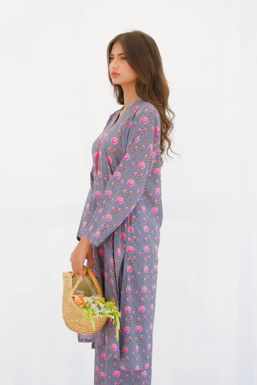 Dhaga Stitched 2 Piece Lawn Collection'2025-Matching separate 0030