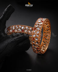 Saffron Bangles Fuchsia 2*8 - Zeesy Jewellery