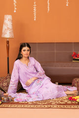 Chaashni By Tawakkal Stitched 3 Piece Eid Fancy Emb Lawn Vol-02 Suit-D-3134