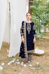 Panache Apparel Stitched Velvet Collection-Zircon