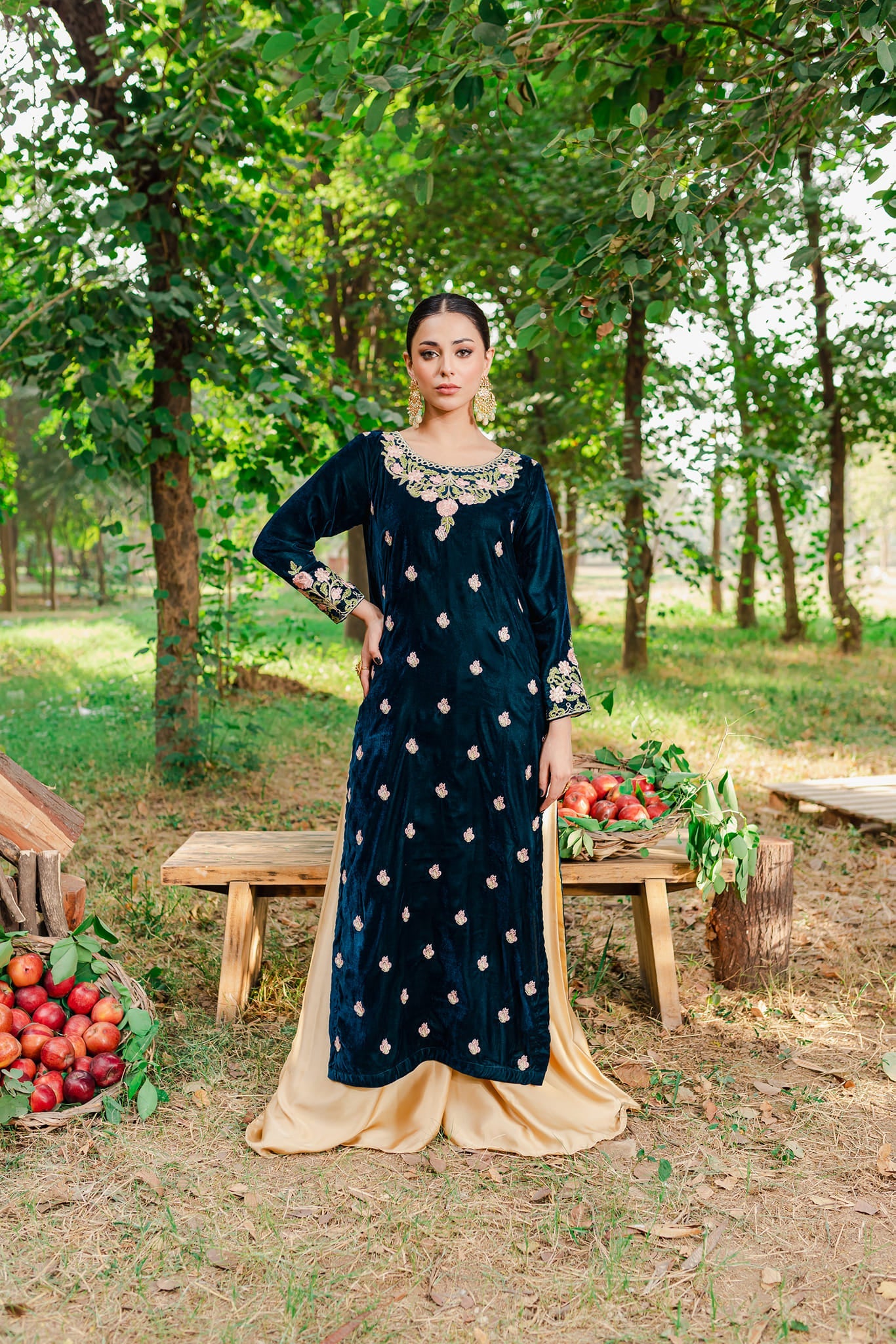 Panache Apparel Stitched Velvet Collection-Ezel