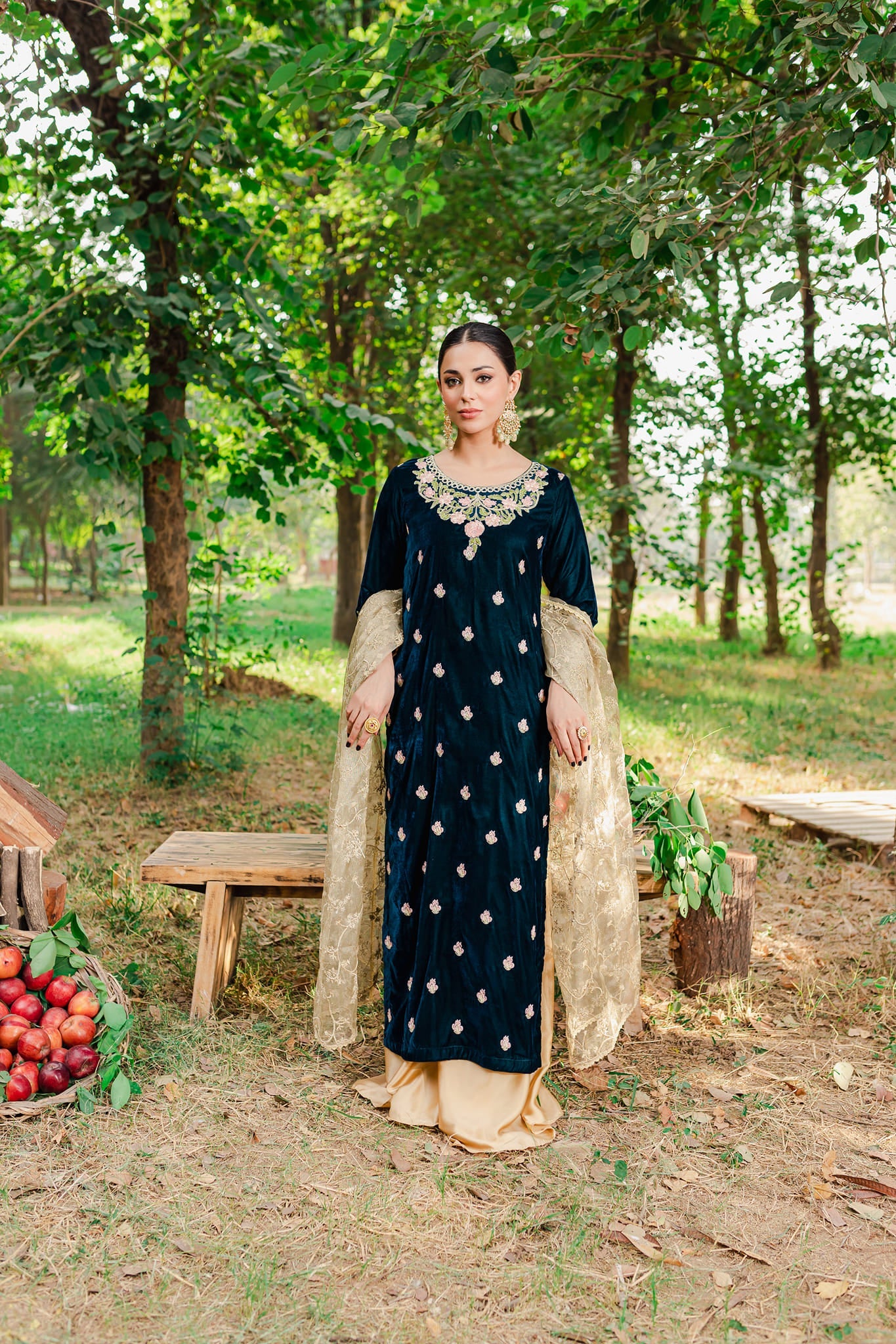Panache Apparel Stitched Velvet Collection-Ezel