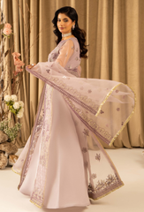 House Of Chiffon By Humdum Unstitched 3 Piece Luxury Formals Collection'2024-D14