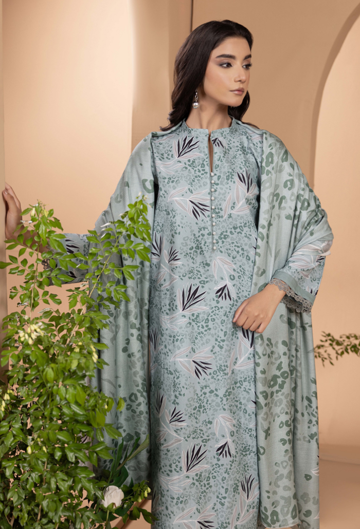 Zara By Humdum Unstitched 3 Piece Winter Collection'2024-D-01