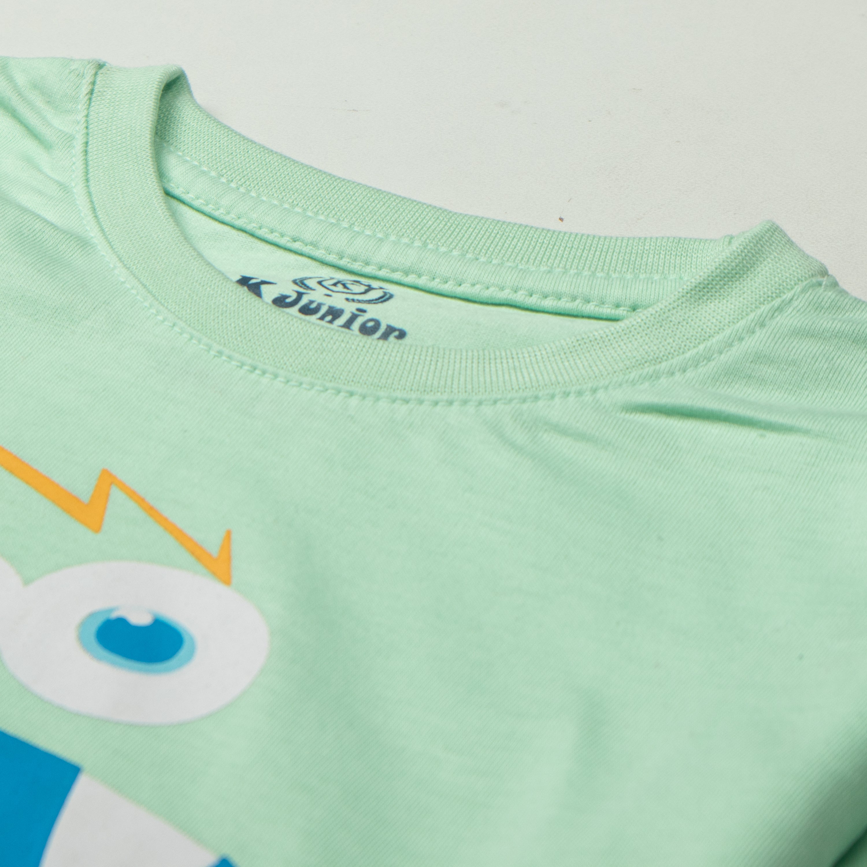 Kjunction Boys Half Sleeves-Printed T-Shirt (Alien)