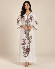 Dhaga Stitched 2 Piece Kaftan Suit-Margause