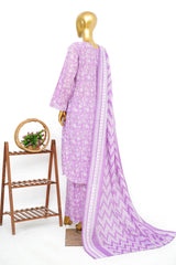 Bin Saeed Stitched 3 Piece Exclusive Printed Lawn Vol-14 Suit-LSM-3261-LALIC
