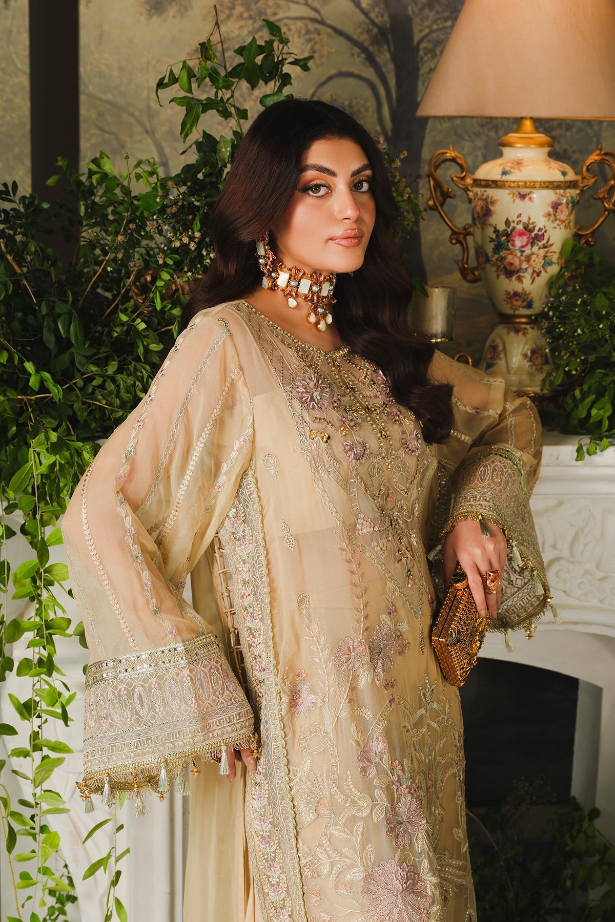 Ayla Paras By Pasha Unstitched 3 Piece Luxury Formals Collection'2024-PR104: Amber