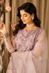 House Of Chiffon By Humdum Unstitched 3 Piece Luxury Formals Collection'2024-D14