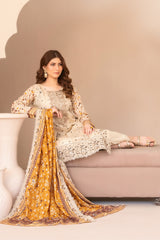 Ohana By Tawakkal Unstitched 3 Piece Emb Lawn Suit-D-3368