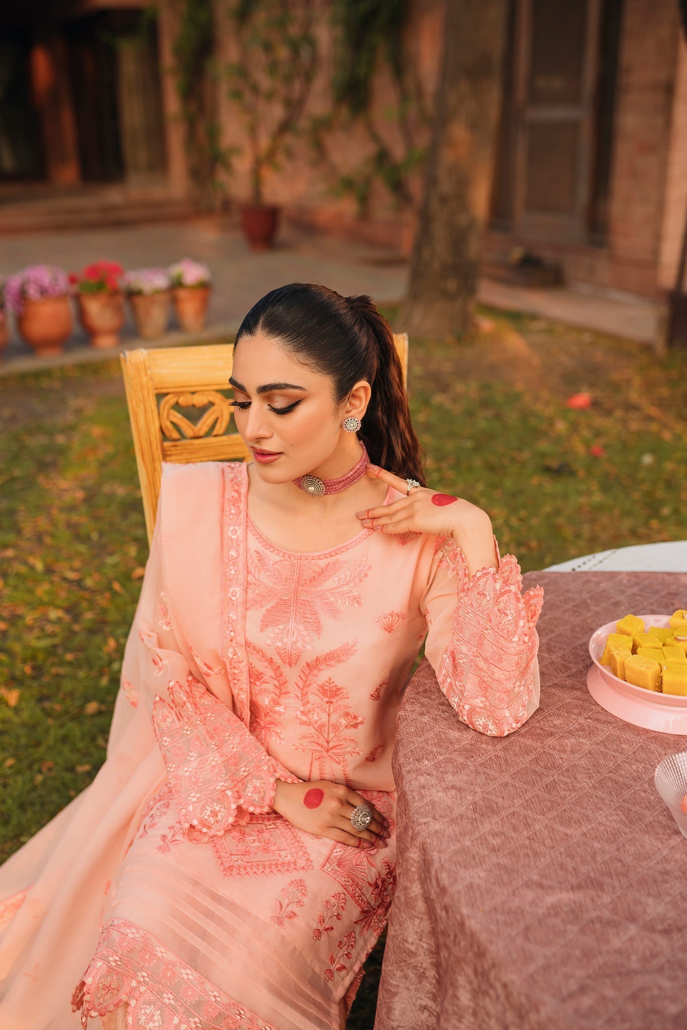 Panache Apparel Stitched Shirt Collection-Resham