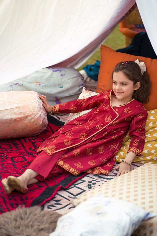 Panache Apparel Stitched Kids Collection-Ruby