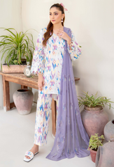 Ziva By Humdum Stitched 3 Piece Printed Lawn Suit-D04