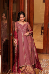 Omal By Komal Stitched 2 Piece Formals Suit-Hayat