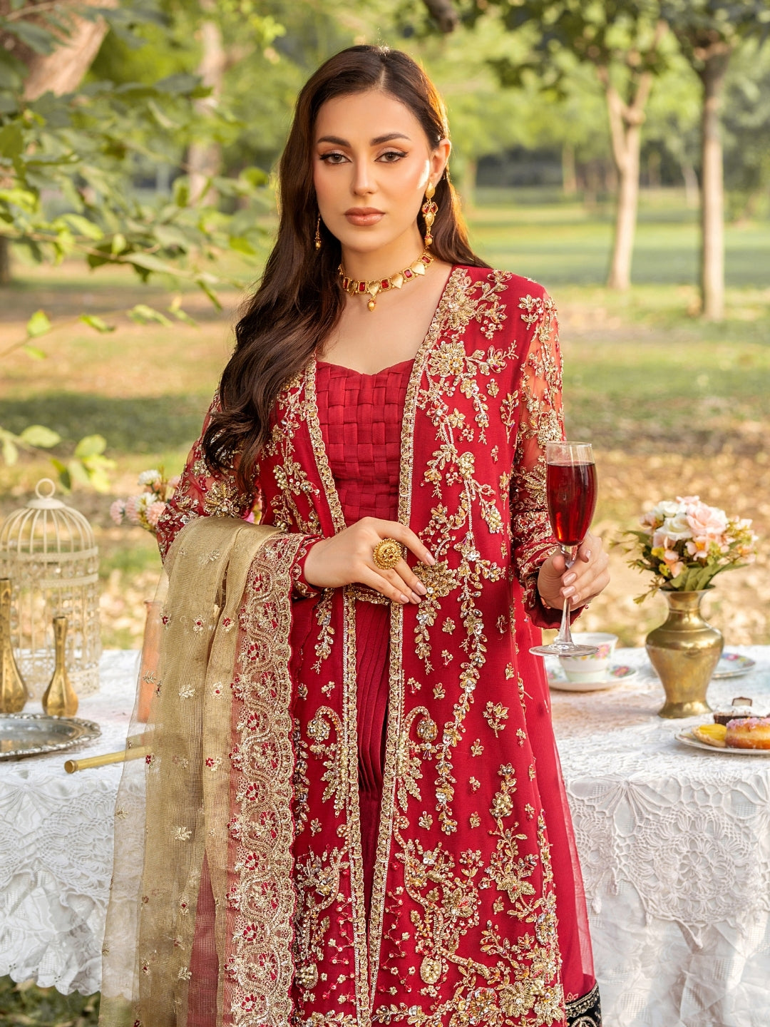 Amelie By Nine Needles Unstitched 3 Piece Luxury Formals Collection'2025-LD 05