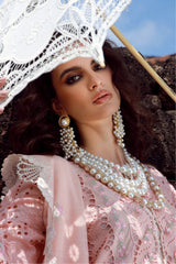 Gulmina Unstitched 3 Piece Luxury Lawn Vol-02 Suit-RosÃƒÂ© Dusk