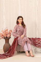 Saniyah by Tawakkal Unstitched 3 Piece Emb Lawn Suit-D-3426