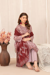 Saniyah by Tawakkal Unstitched 3 Piece Emb Lawn Suit-D-3426