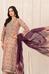 Saniyah by Tawakkal Unstitched 3 Piece Emb Lawn Suit-D-3429