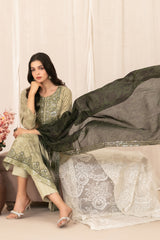 Saniyah by Tawakkal Unstitched 3 Piece Emb Lawn Suit-D-3430